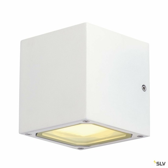 Applique extérieure sitra cub, blanc, gx53/tcr-tse, 2x 9w max, ip44