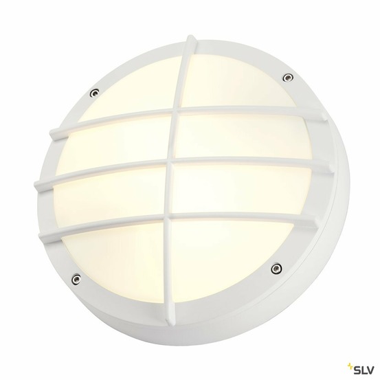 Applique et plafonnier extérieur bulan grid, blanc, e27, 2x 25w max, ip44