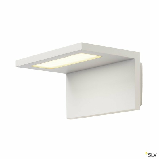 Applique extérieure angolux, blanc avec led intégrée, 6,8w, 3000k, ip44