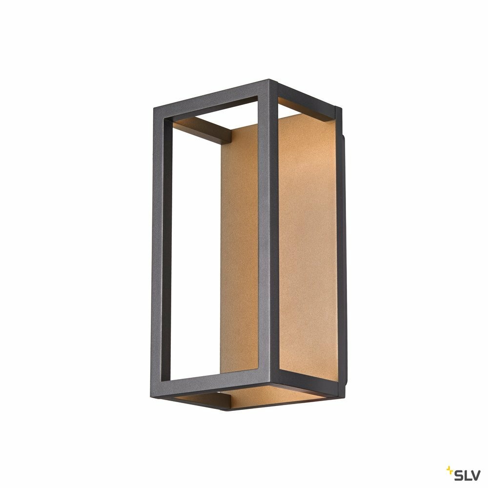 Applique extérieure quadrulo, anthracite, led, 8w, 3000k, ip55