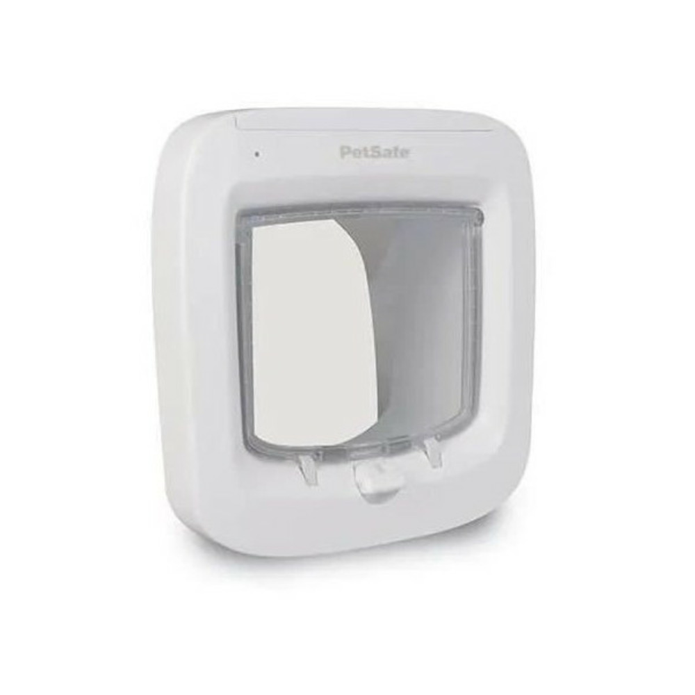 - chatiere a puce électronique ppa19-16145, chatiere a piles, verrouillage a 4 positions - 22 x 23. 9 cm installation fac