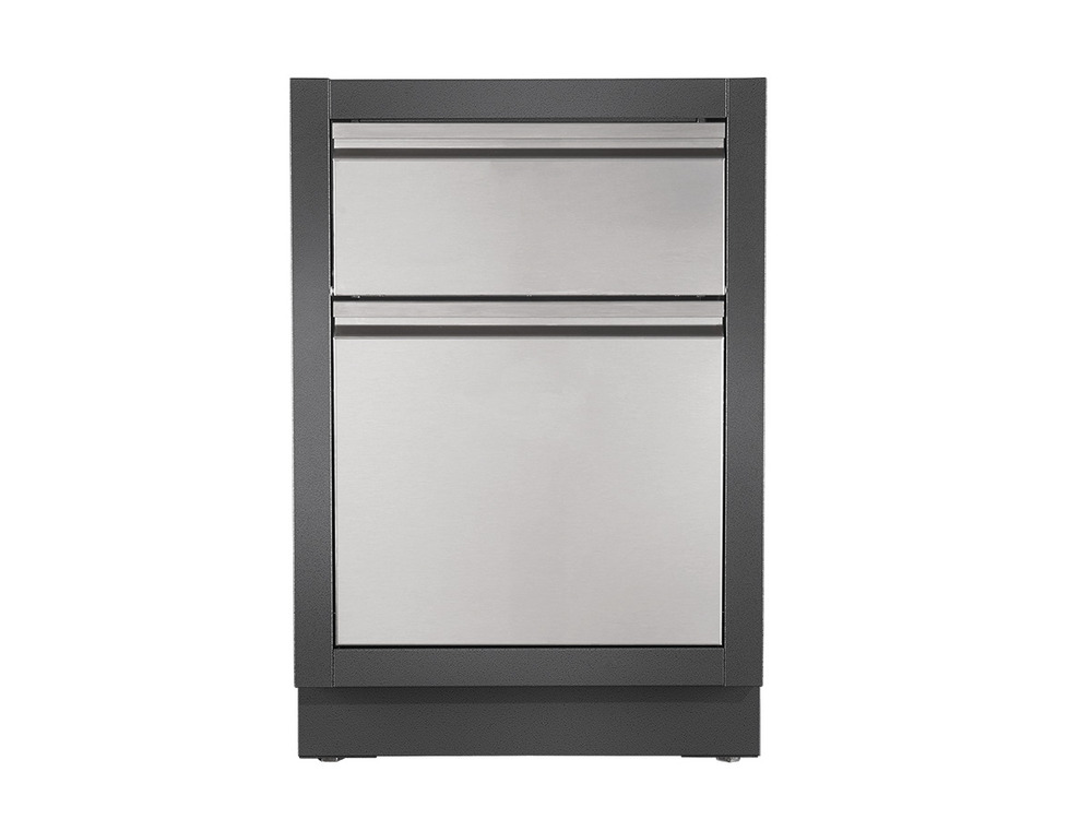 Meuble de cuisine extérieure oasis avec tiroir à déchets