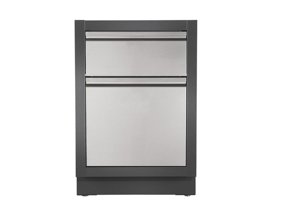 Meuble de cuisine extérieure oasis avec tiroir à déchets