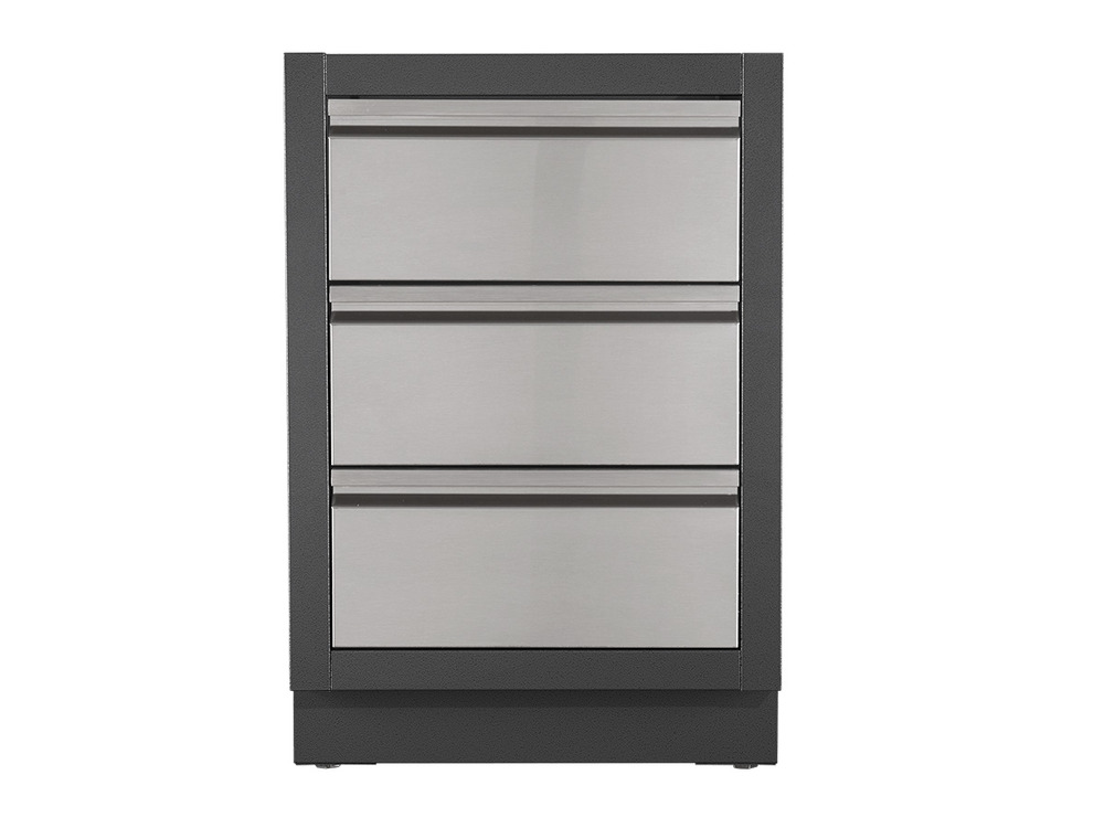 Meuble de cuisine extérieure oasis avec 2 tiroirs