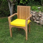 Coussin moutarde pour fauteuils fixes