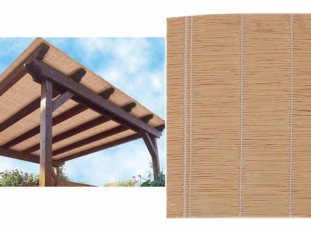 Brise vue multipaille 300 x h 150 cm café