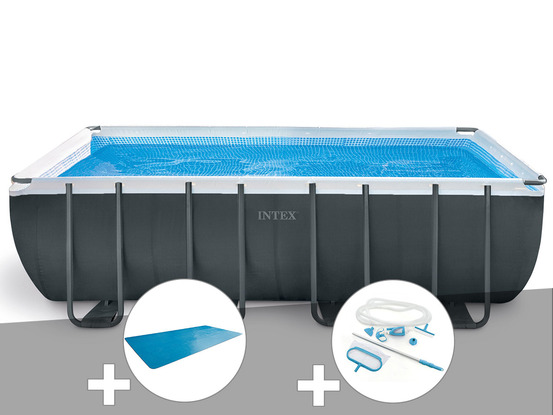 Kit piscine tubulaire ultra xtr frame rectangulaire 5,49 x 2,74 x 1,32 m + bâch