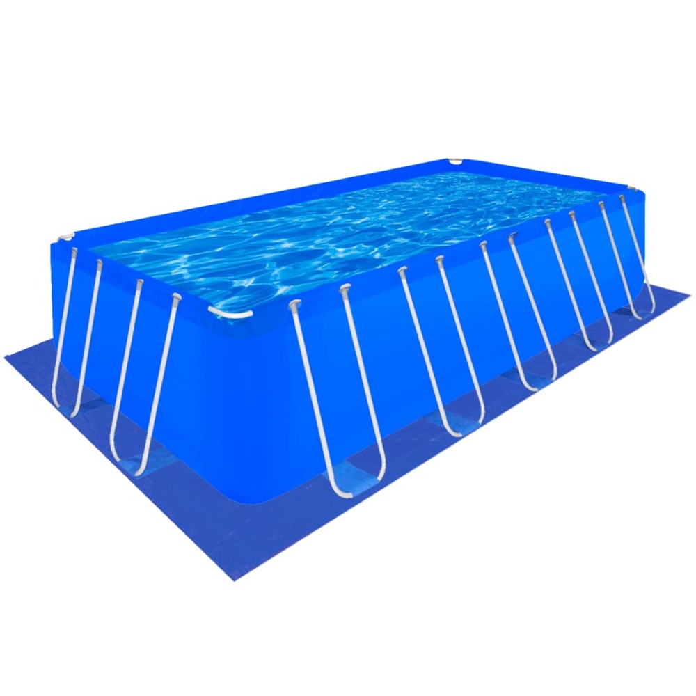 Tapis de sol pour piscine en pe rectangulaire 570 x 295 cm