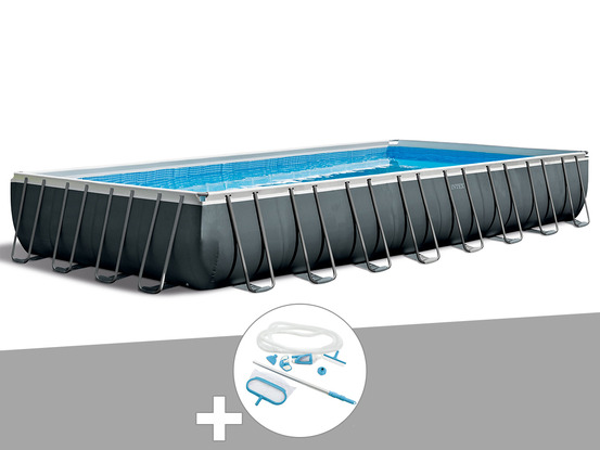 Kit piscine tubulaire ultra xtr frame rectangulaire 9,75 x 4,88 x 1,32 m + kit