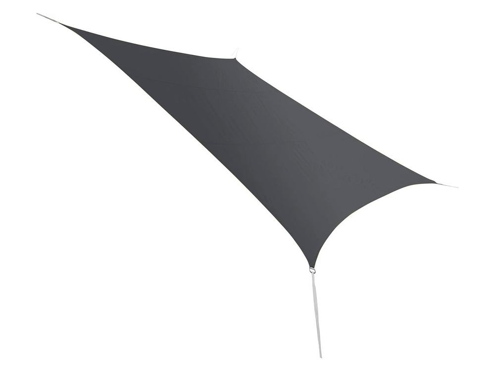 Voile d'ombrage rectangulaire serenity - 3,00 x 2,00 m - ardoise