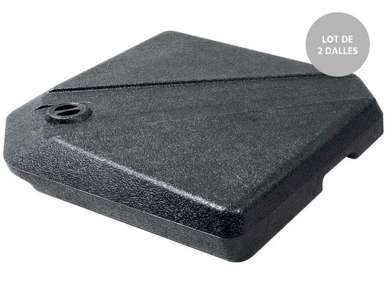 Dalle parasol déporté à remplir - anthracite