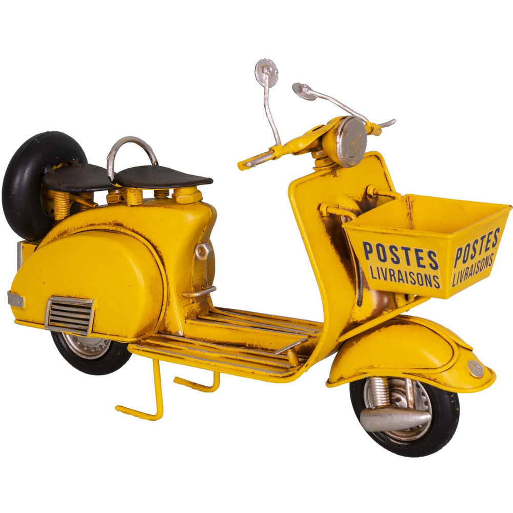Scooter décoratif en métal livraisons