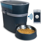 - distributeur de croquettes automatique connecté smart feed pour chien/chat, avec minuterie, bol en acier inoxydable,