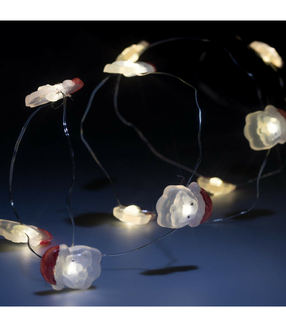 Guirlande lumineuse intérieur 20 personnages avec microled sur 1.90 m
