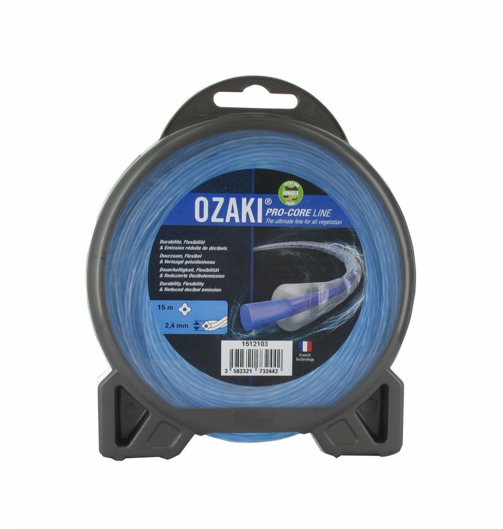 Coque fil nylon ozaki pro-core line. Co-extrudé longueur: 15 m, ø: 2,40mm