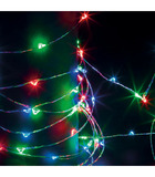 Guirlande lumineuse 10 m 100 microled multicolore et 8 jeux de lumière