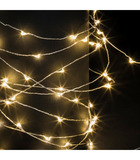 Guirlande lumineuse 10 m 100 microled blanc chaud et 8 jeux de lumière