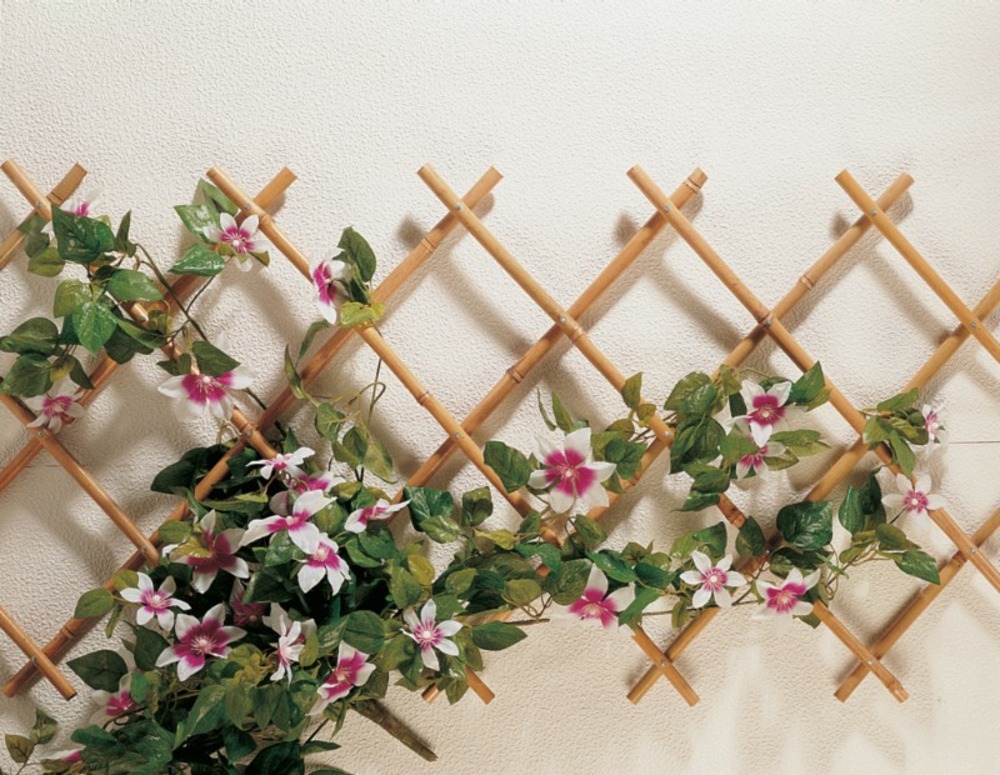 Treillis en bambou naturel 1 x 2 m trellibamboo