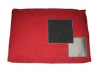 Matelas "square" zip dehoussable rouge s65