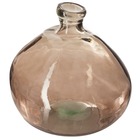 Vase rond verre recyclé d45 gris
