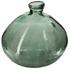 Vase rond verre recyclé d45 vert