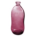 Vase bouteille verre recyclé h73 prune