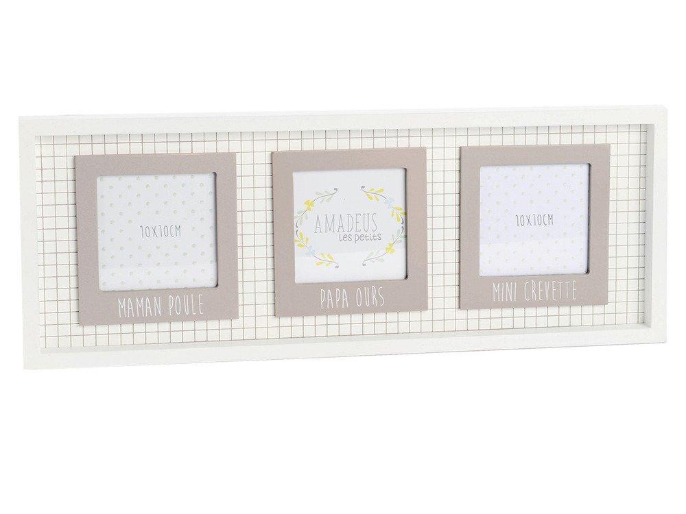 Cadre enfant petite crevette taupe