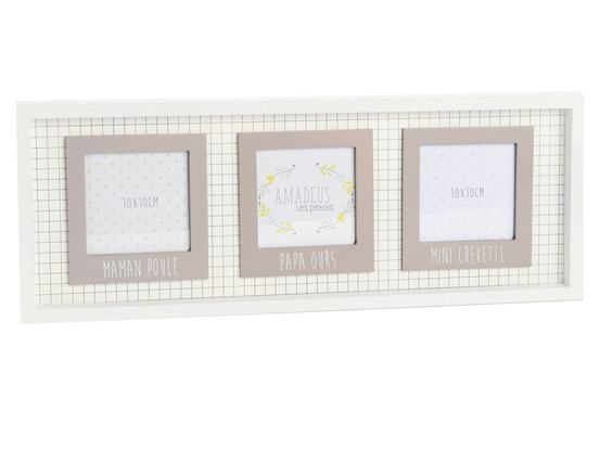 Cadre enfant petite crevette taupe