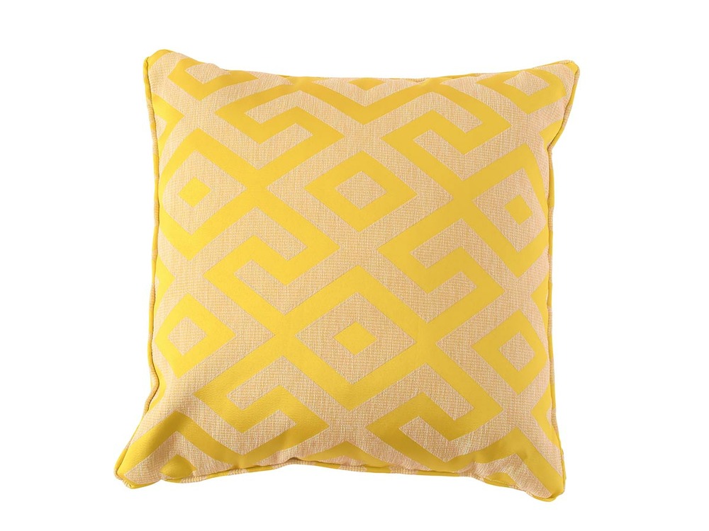 Coussin déco paris yellow 60x60 cm
