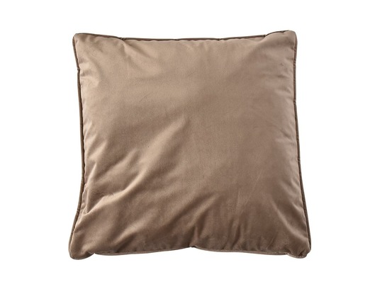 Coussin déco london taupe 60x60 cm
