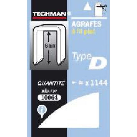 Agrafes 12 mm - type d