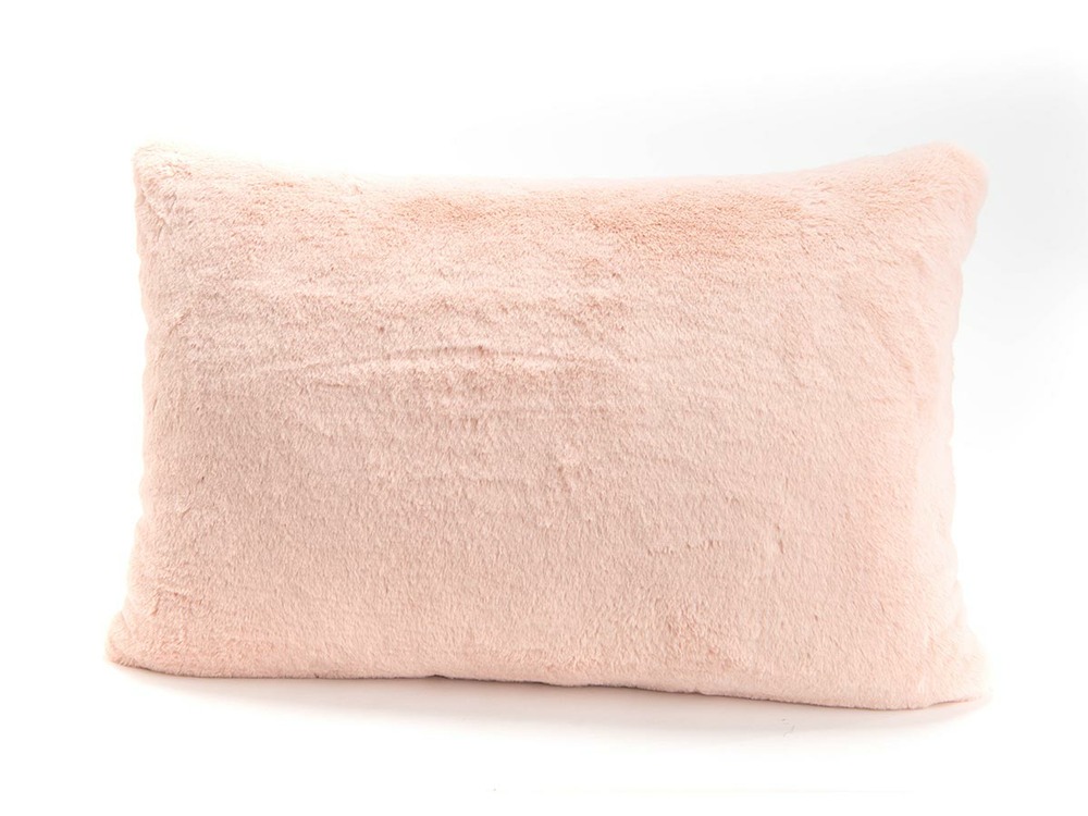 Coussin luxe vieux rose 40 x 60 cm