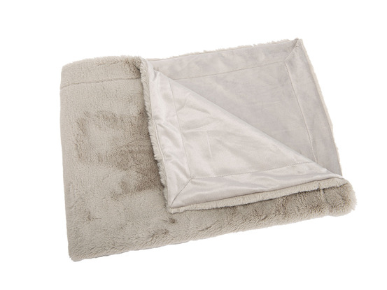 Plaid tout doux gris