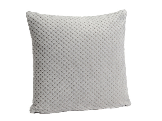 Coussin + housse damier gris clair