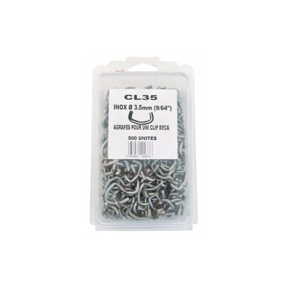 Agrafes cl 35 - inox aisi 304 - 500