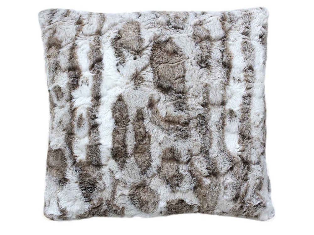 Coussin ecorce taupe 40 x 40 cm