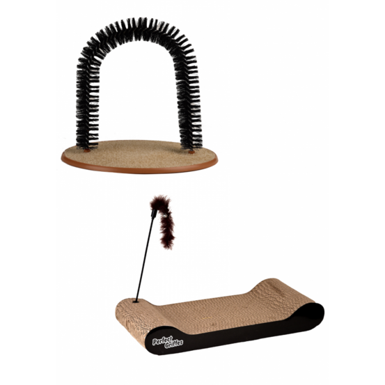 Pack griffoir - noir - adulte - griffoir et grattoir