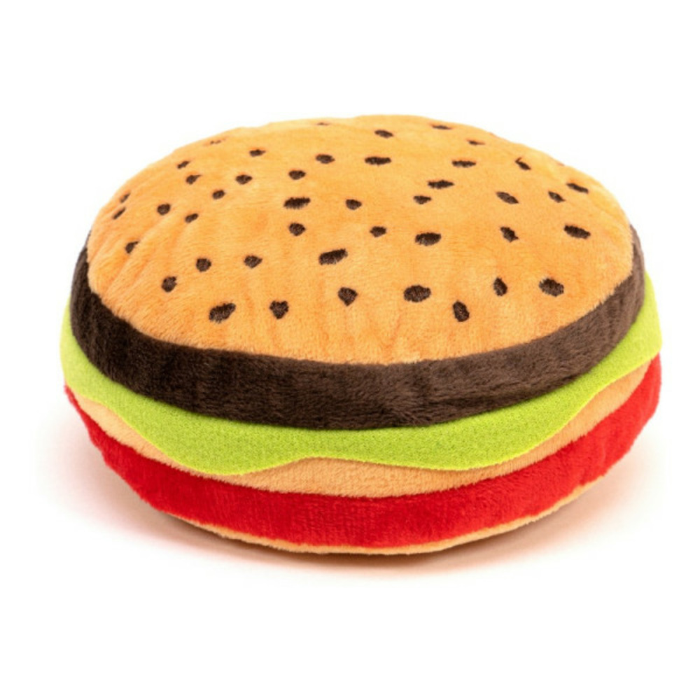 Jouet pour chien hamburdog hamburgers polyester feuille de mousse