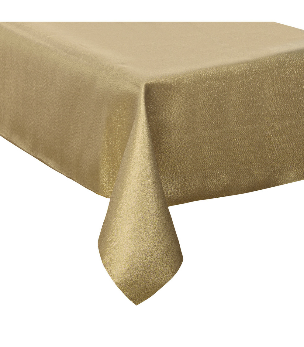 Nappe doré pailleté 140 x 360 cm