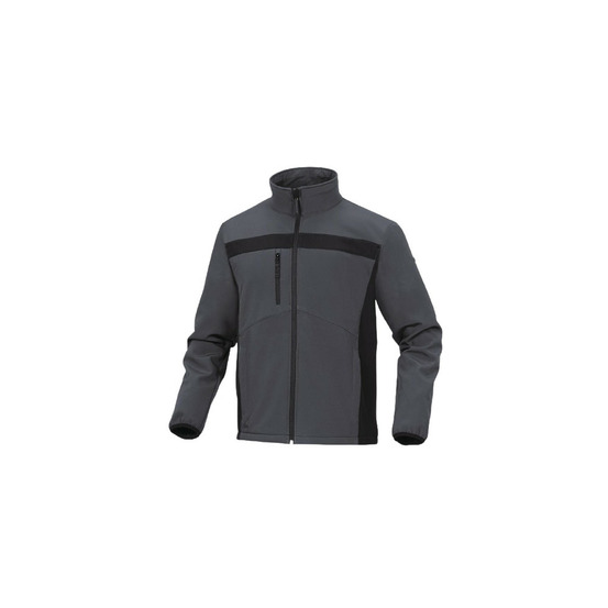Veste sofshell gris noir txl delta plus lule2grxg