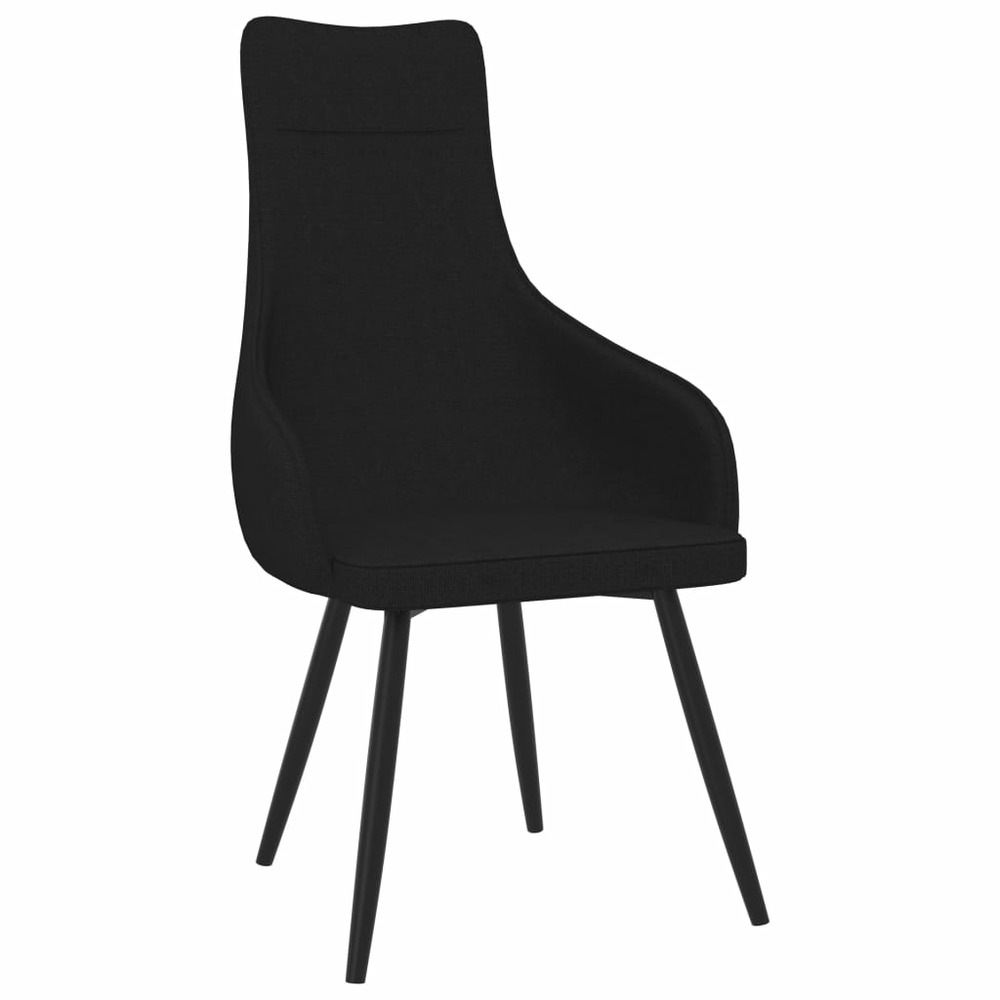 Chaise de canapé noir tissu