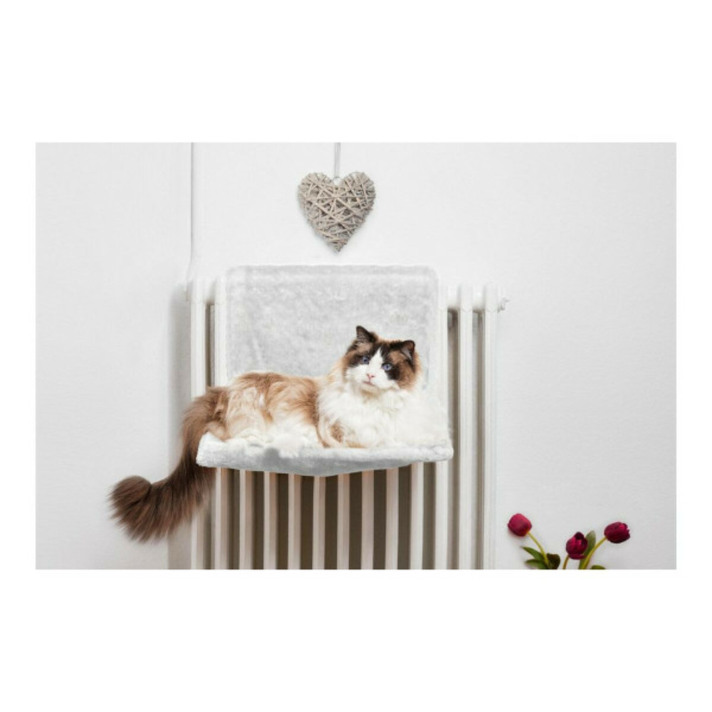 Hamac suspendu pour chats  bora bora blanc (45 x 26 x 31 cm)