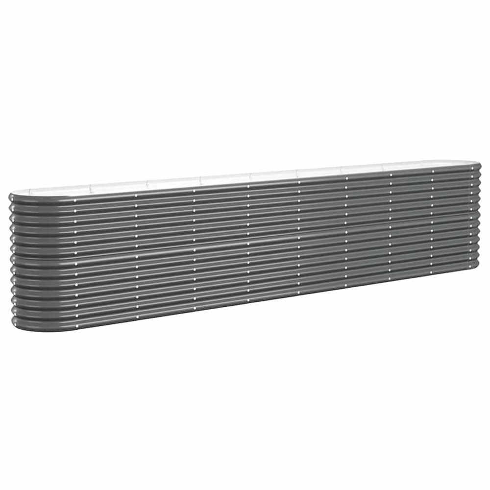 Lit surélevé de jardin acier galvanisé anthracite