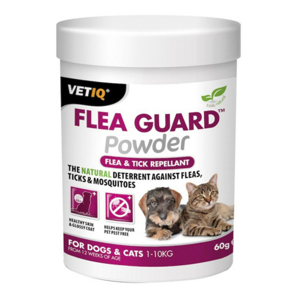 Lutte contre les insectes flea guard powder chats chien (60 g)