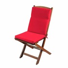 Coussin de fauteuil 40x90 cm farniente rouge