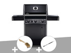 Barbecue à gaz  rogue xt 425 noir + brosse à grill + pince auto-verrouillable