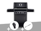 Barbecue à gaz  rogue xt 425 noir + gant résistant à la chaleur + pince auto-ver