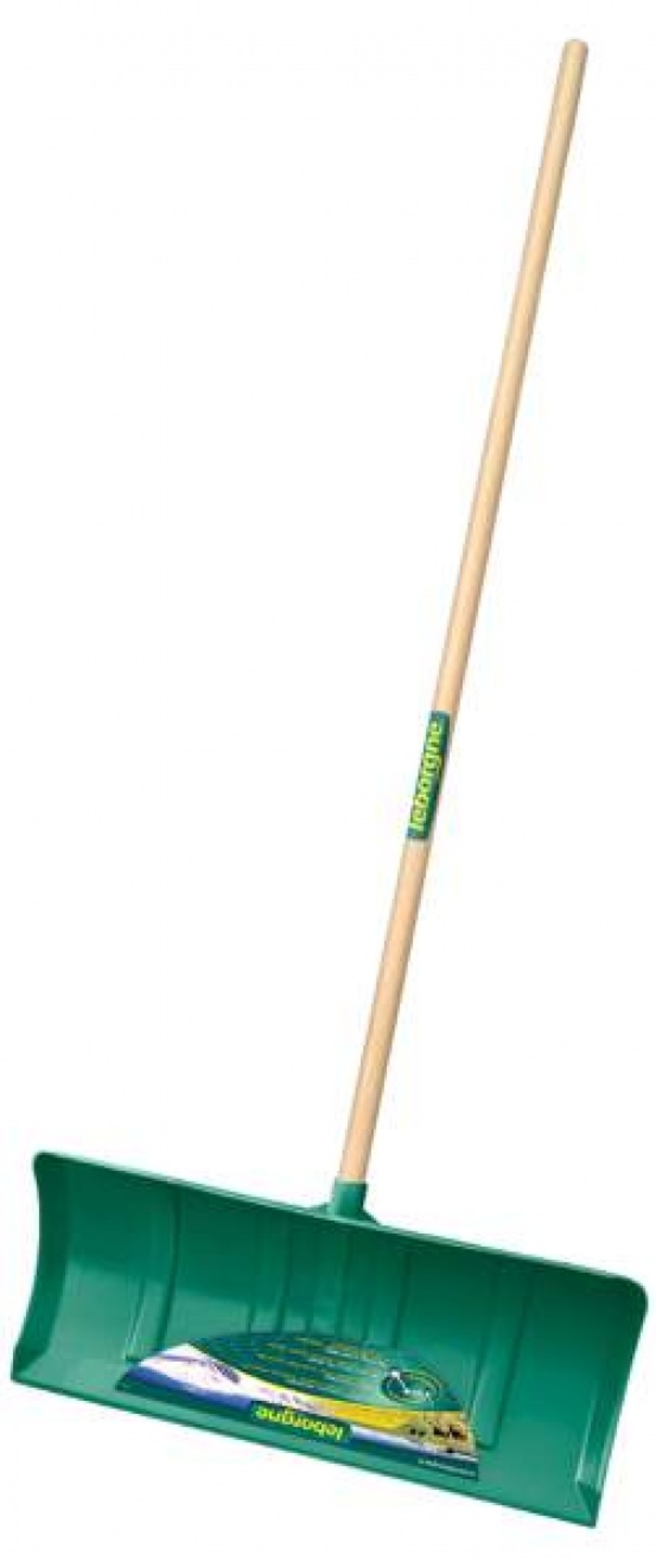 Pelle poussoir polymère manche bois 65cm