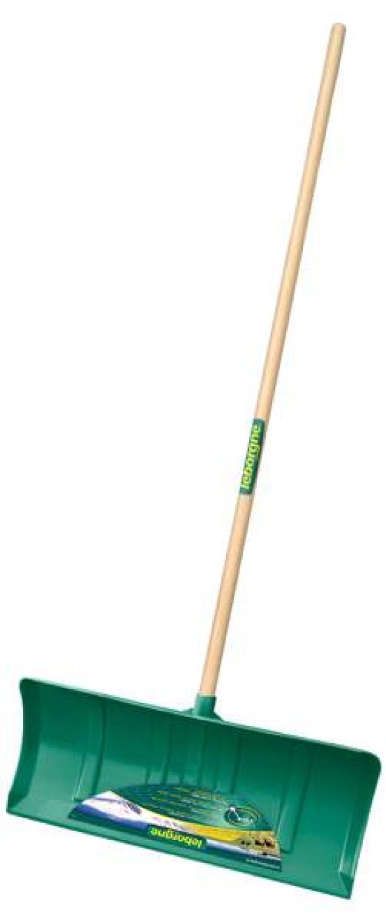 Pelle poussoir polymère manche bois 65cm