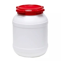 Fut / bidon plastique alimentaire grande ouverture à visser - curtec - 26 litres